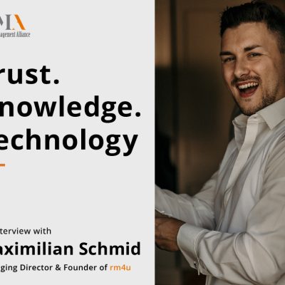 “Technology is not something which is only a temporarily fashion. It is something which defines decades of time and evolution in all areas of life” – an Interview with Maximilian Schmid, Managing Director & Founder of rm4u